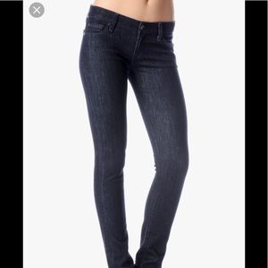 7 For All Mankind Roxanne dark wash skinny jeans